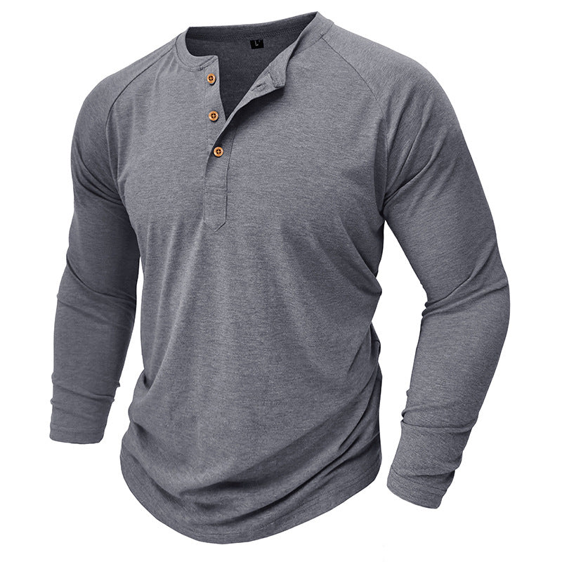 Autumn and winter men's long-sleeved T-shirts men's bottoming shirts men's T-shirt clothes