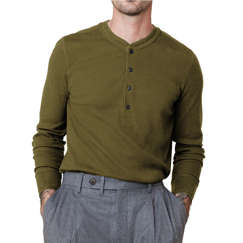 Men's long-sleeved T-shirt Men's autumn base shirt top