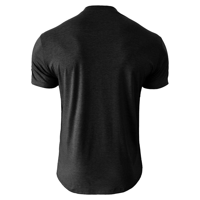 Men's Tall Short Sleeve Heavyweight Workwear Plus Size Men's Crew Neck T-Shirt Basic