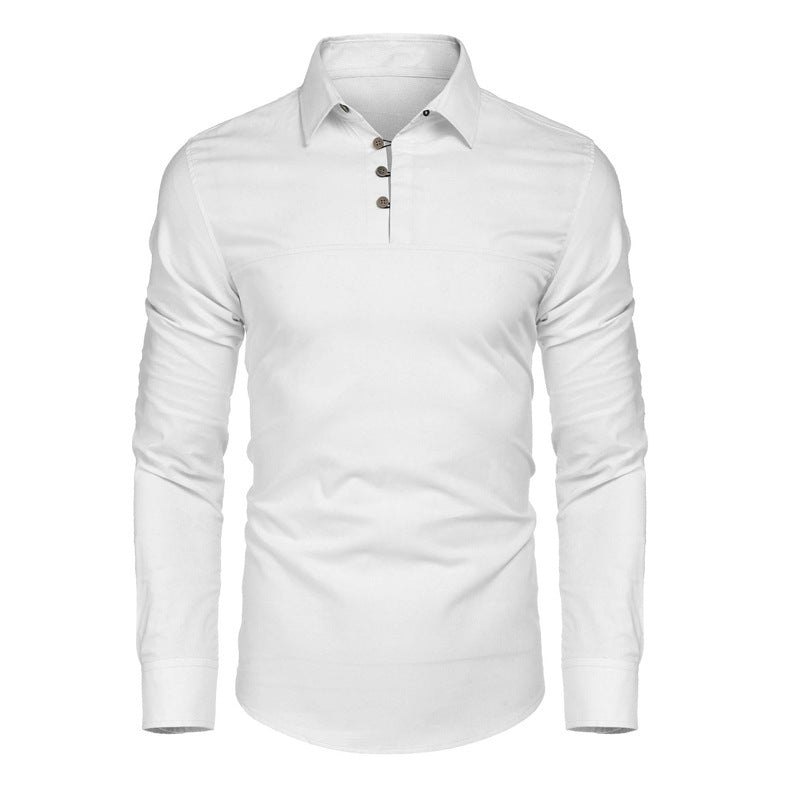 Men's cotton and linen shirt Men's long-sleeved men's shirt 2020 linen long-sleeved shirt men's wear