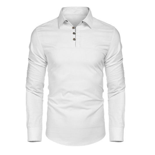 Men's cotton and linen shirt Men's long-sleeved men's shirt 2020 linen long-sleeved shirt men's wear