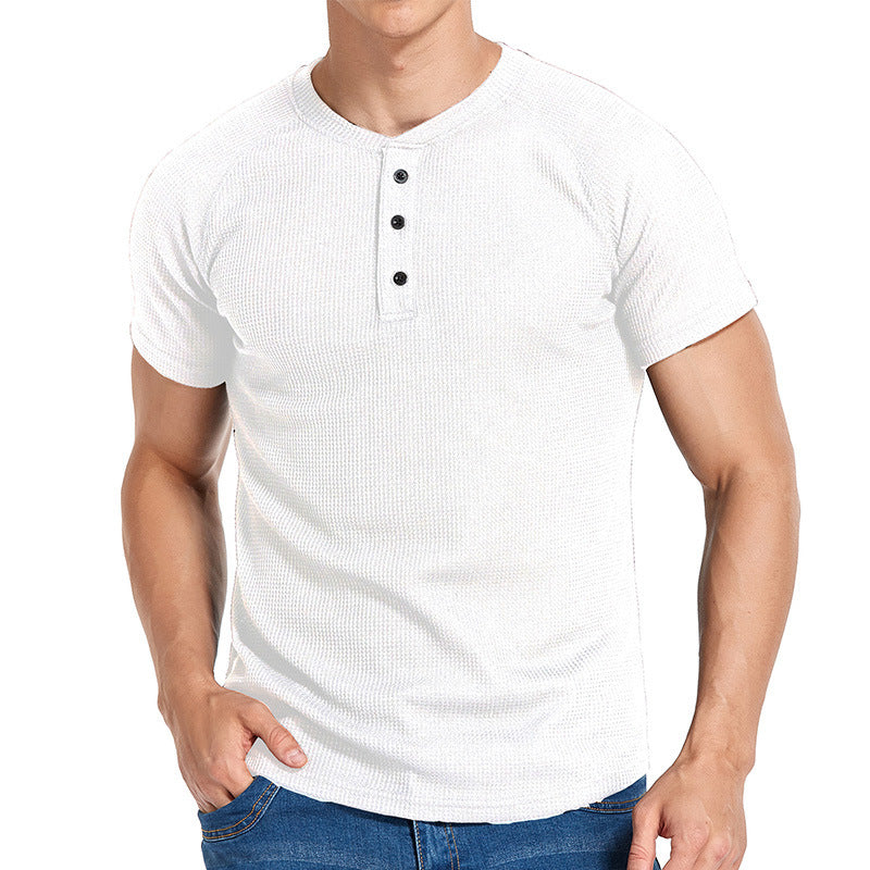 Men's T-shirt New short-sleeved men's short T-shirt