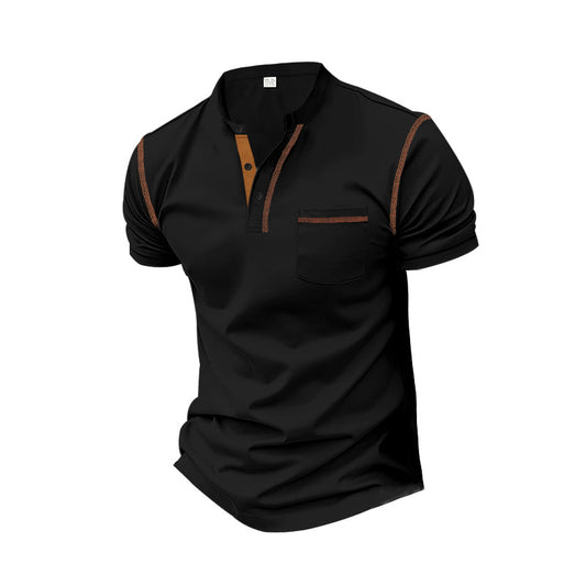 Summer men's short-sleeved round neck T-shirt