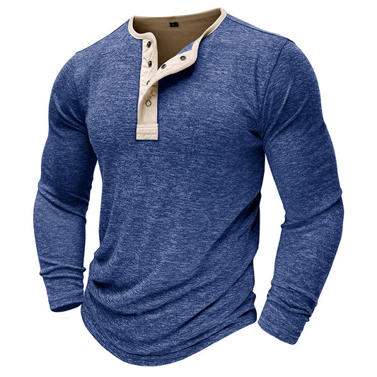 Autumn and winter men's clothing men's long-sleeved T-shirt outdoor bottoming shirt men's tops