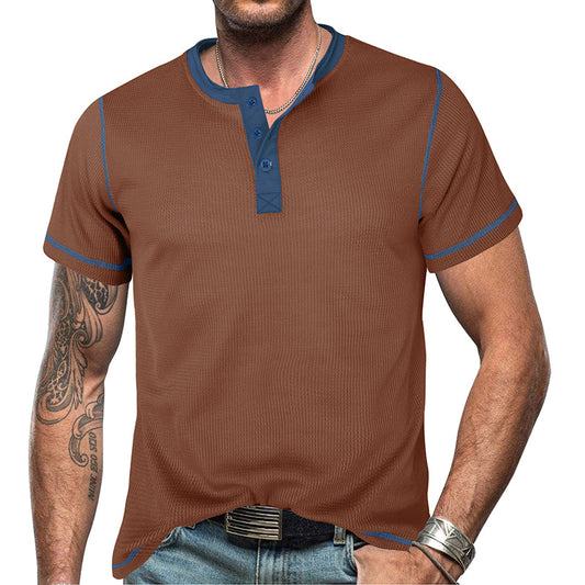 Men's Summer Short Sleeve Men's Retro T-shirt Tops