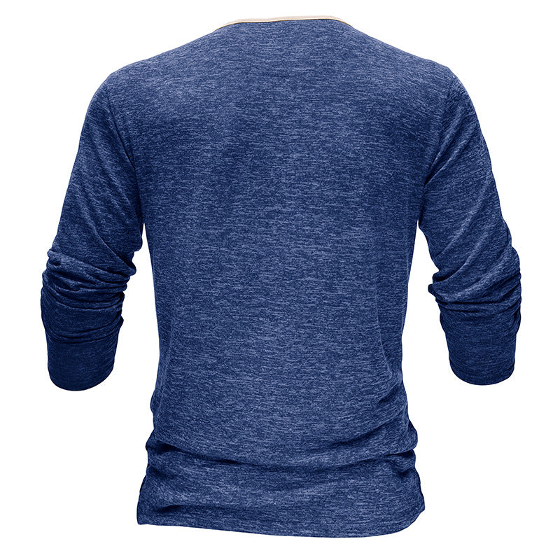 Autumn and winter men's clothing men's long-sleeved T-shirt outdoor bottoming shirt men's tops