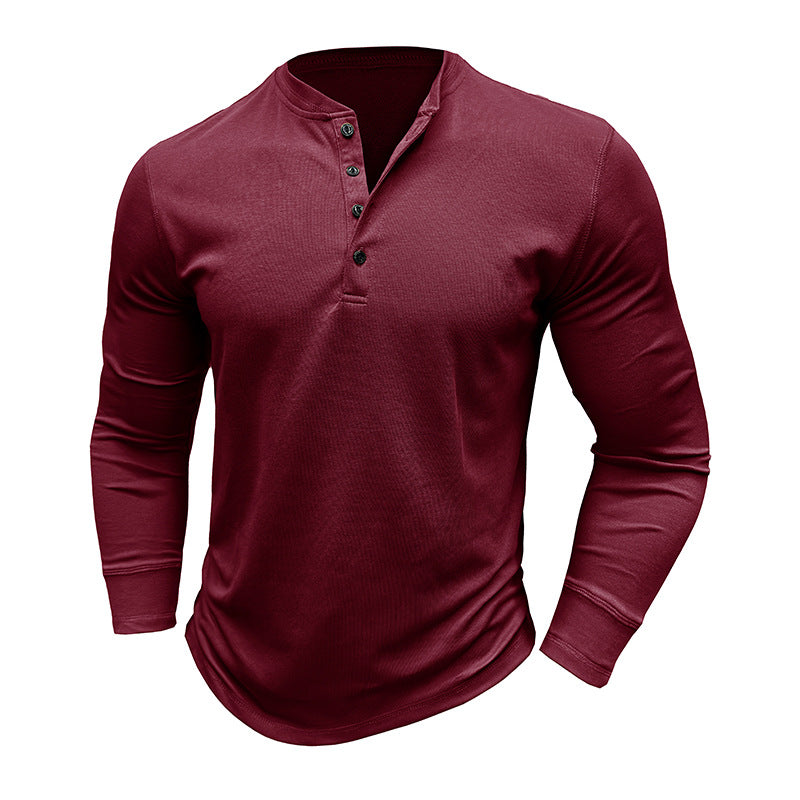 Men's long-sleeved T-shirt Men's autumn base shirt top