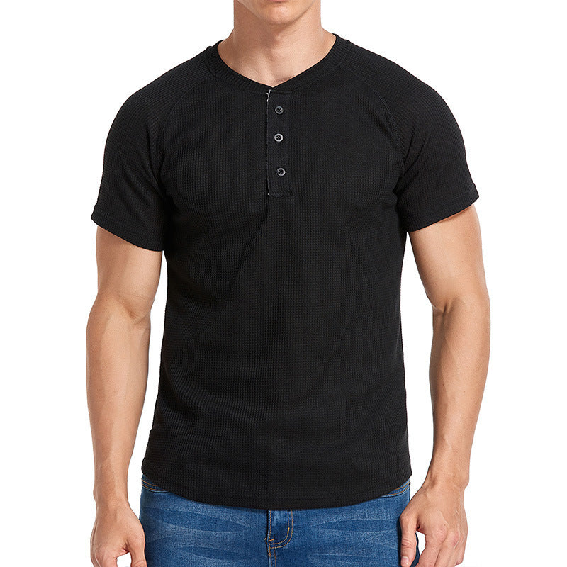 Men's T-shirt New short-sleeved men's short T-shirt