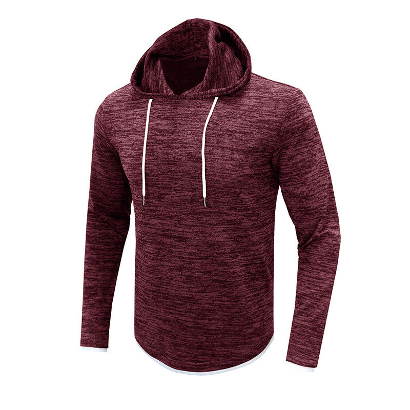 New long-sleeved hooded T-shirt tops men's sportswear men's T-shirts