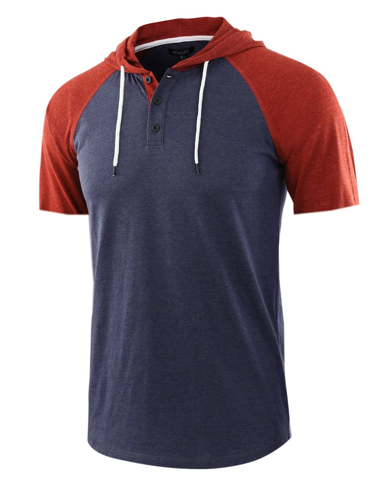 Men's T-shirt Men's T-shirt Men's short-sleeved hooded T-shirt