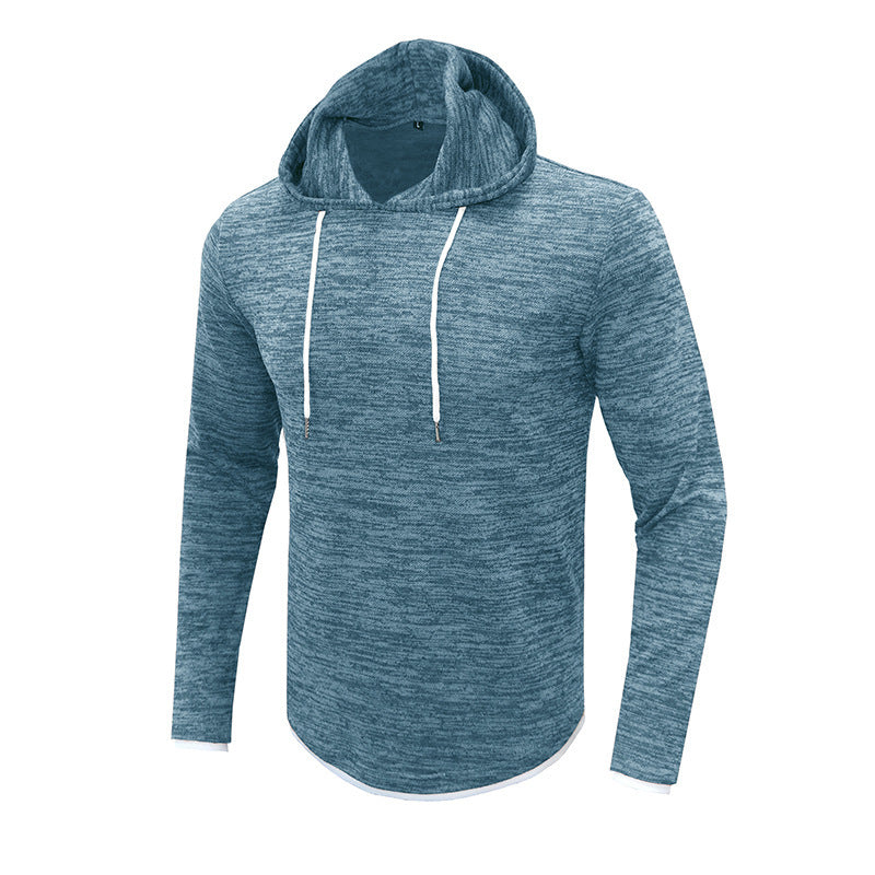 New long-sleeved hooded T-shirt tops men's sportswear men's T-shirts