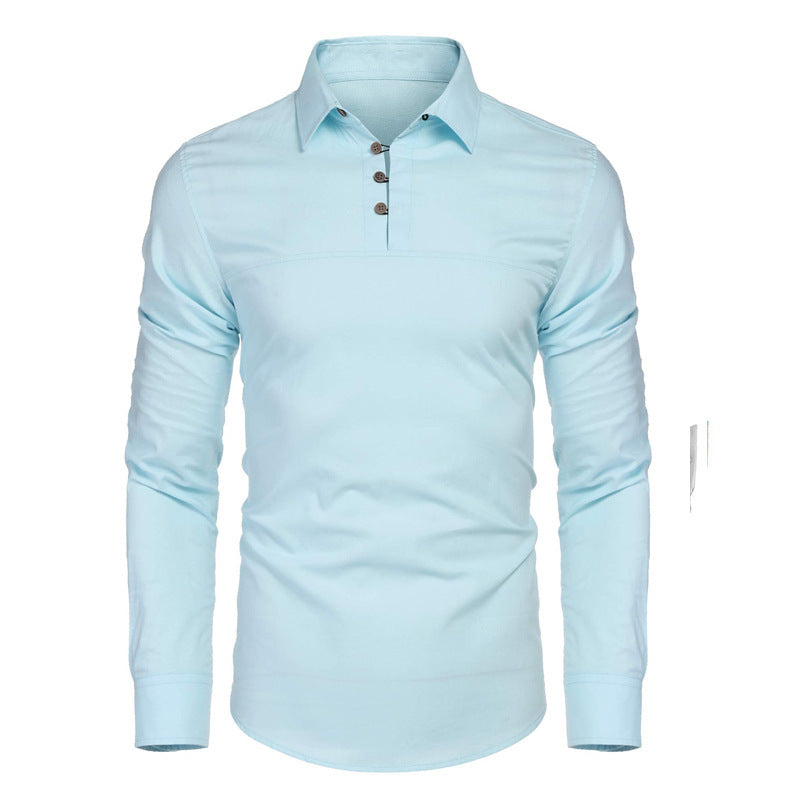 Men's cotton and linen shirt Men's long-sleeved men's shirt 2020 linen long-sleeved shirt men's wear