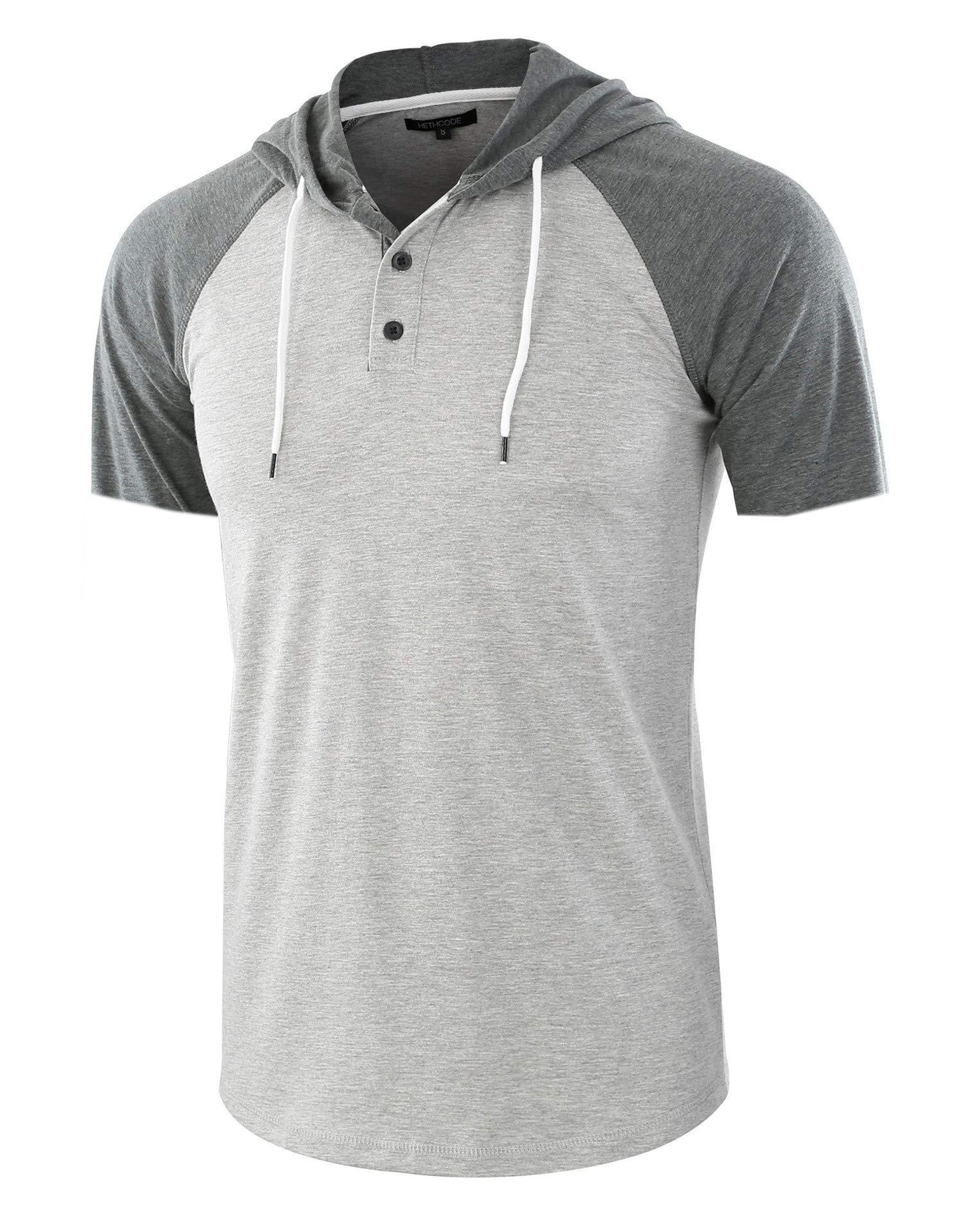 Men's T-shirt Men's T-shirt Men's short-sleeved hooded T-shirt