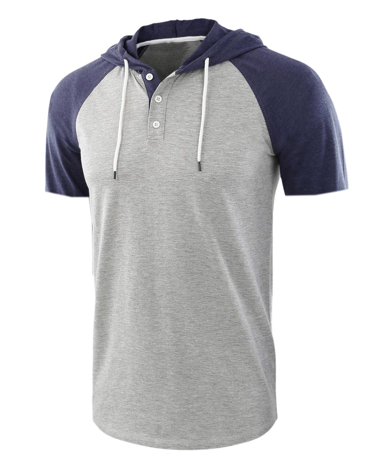 Men's T-shirt Men's T-shirt Men's short-sleeved hooded T-shirt