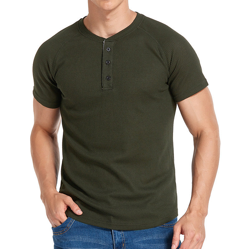 Men's T-shirt New short-sleeved men's short T-shirt