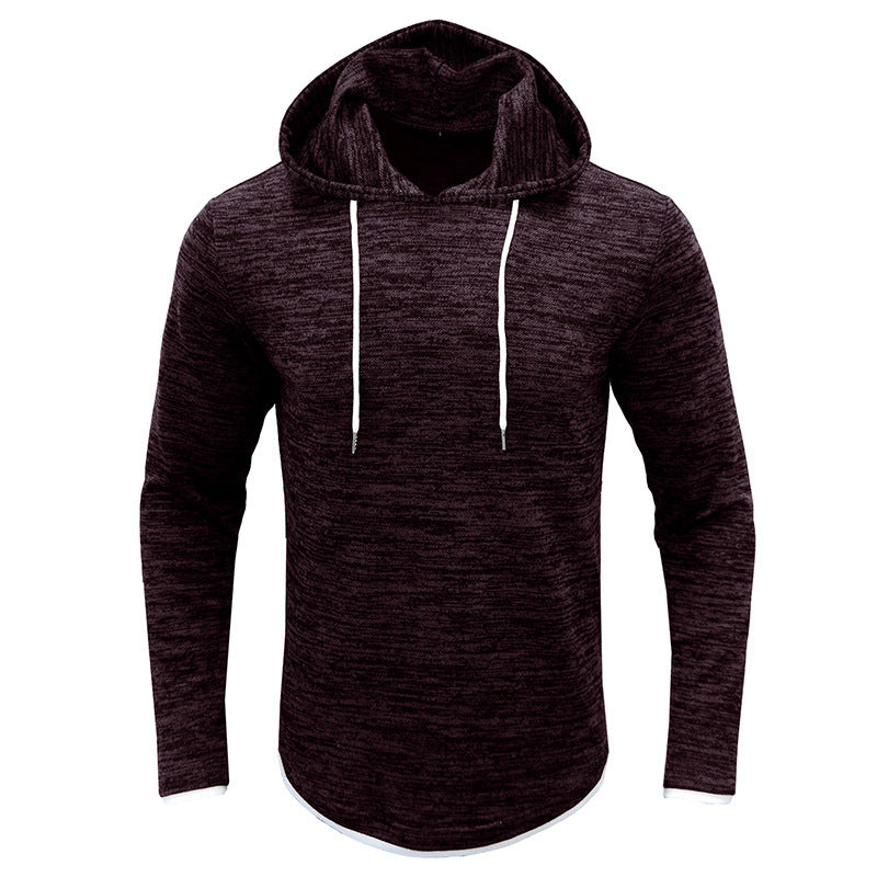 New long-sleeved hooded T-shirt tops men's sportswear men's T-shirts